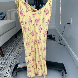 Silk dress from Zara